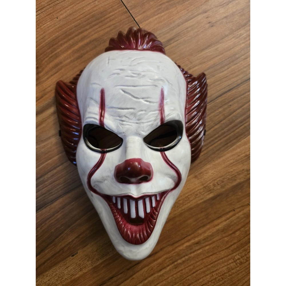 It Clown Horror Scary Mask Halloween Stephen King Plastic Elastic Pennywise Mask